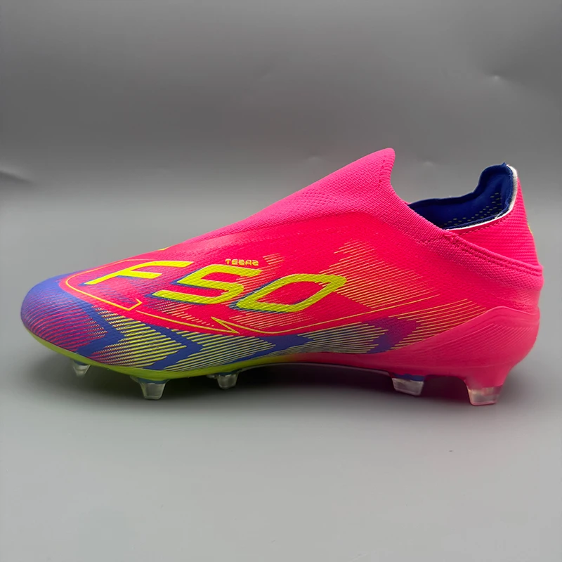 رجل بنين أحذية كرة القدم المهنية TF/FG أحذية كرة القدم عالية الكاحل الاطفال المرابط التدريب أحذية رياضية في الهواء الطلق عالية الجودة #3