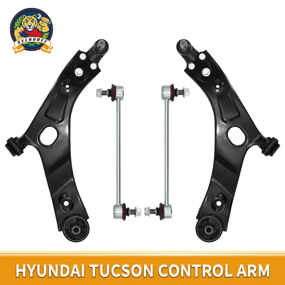 

Svenubee 4Pcs Front Lower Control Arm Ball Joint Sway Bar End Links Kits for Hyundai Tucson Kia Sportage 2010 2011 2012 2013
