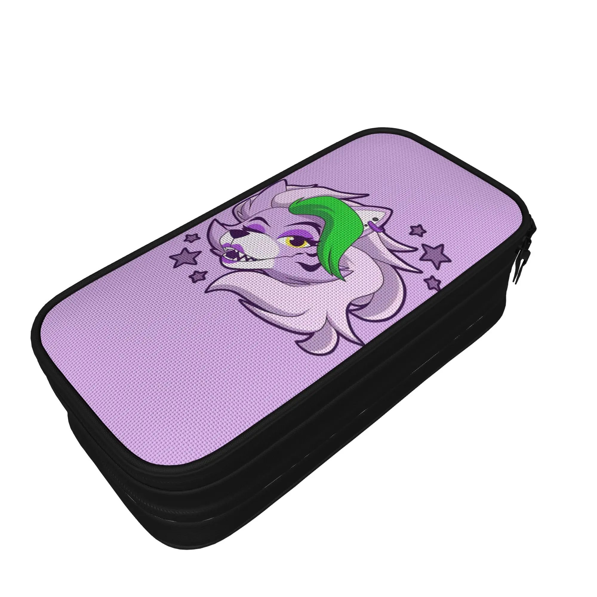 

Fnafed Game Pencil Case New Roxanne Wolf Pen Bags Girls Boys Big Capacity Office Gifts Pencil Pouch