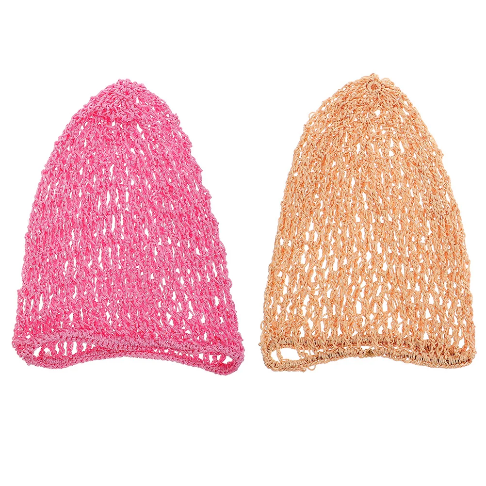 

2Pcs Premium Mesh Hair Net Elastic Fit Sleep Use Long Crochet Hair Salon Home Use Crochet Mesh Hairnet