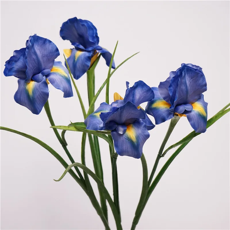 

4-pack of Simulated Alice Kite Artificial Flower Tail Wedding Hall Flower Decoration Artificial Flower Home Decor Iris Orchid