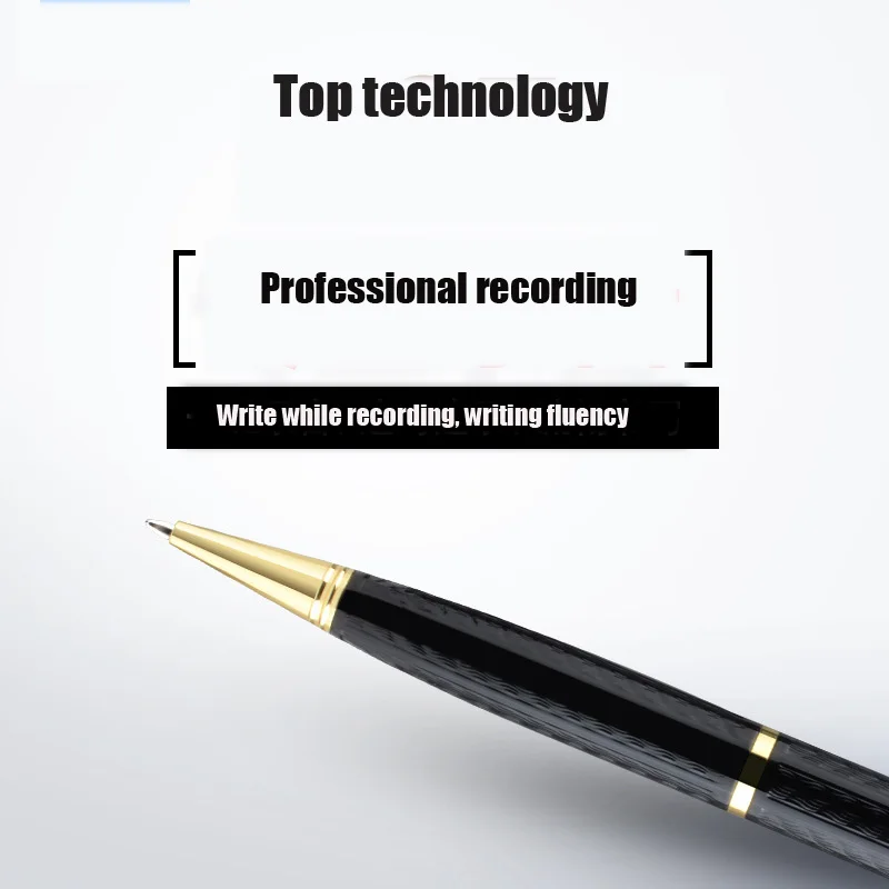 64GB Professional Pen Digital Sound Recorder For Children WritingVoice Recording Office Commerce  Dictaphone USB Audio Record