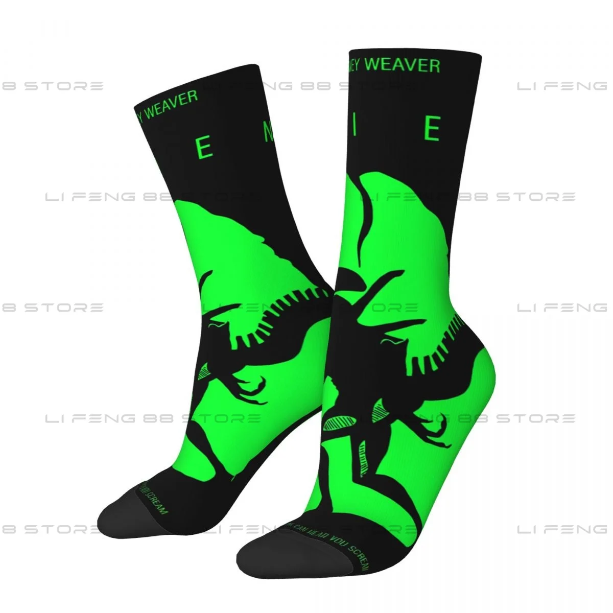 Alien Movie Xenomorph Men Women Socks Outdoor Novelty Spring Summer Autumn Winter Stockings Gift