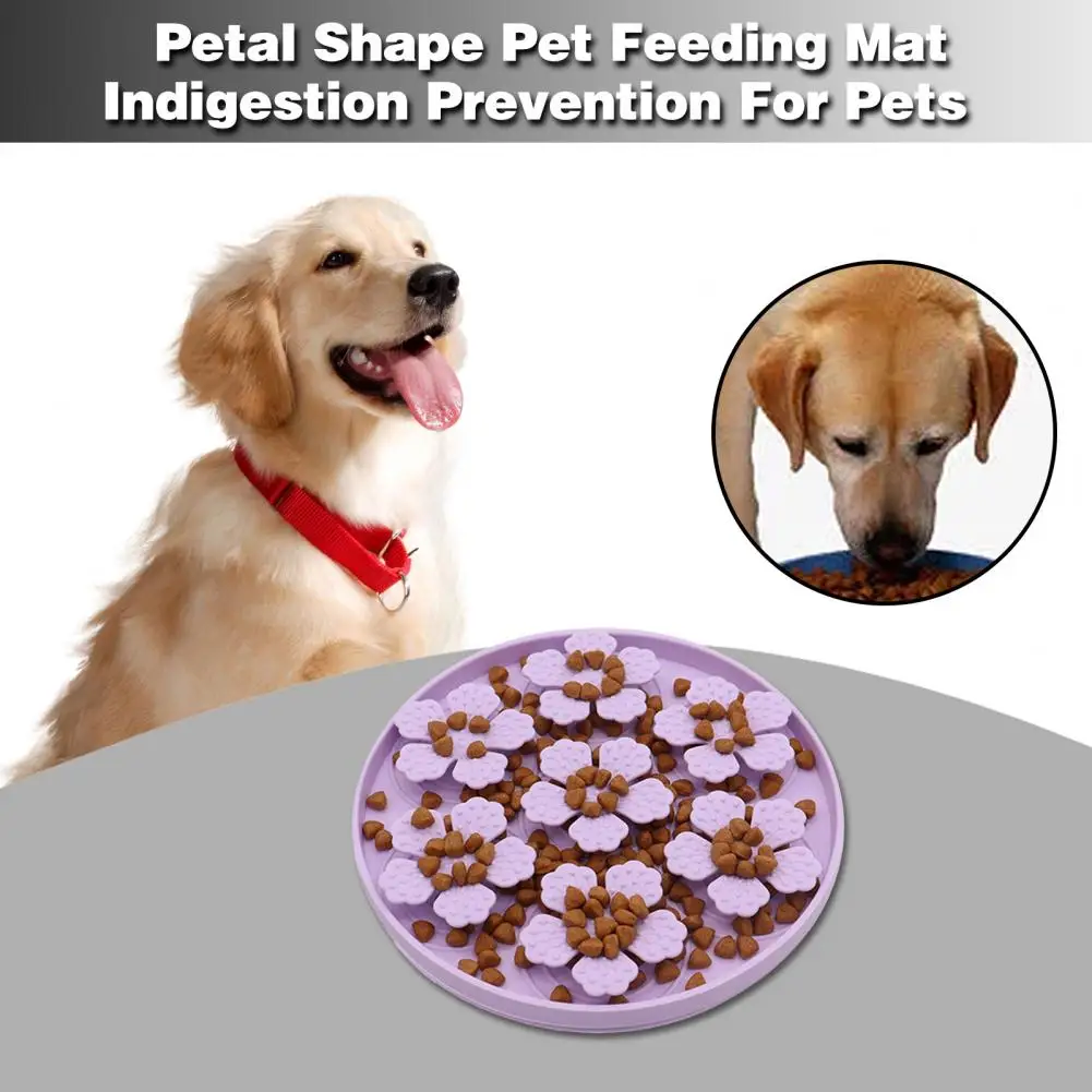 Pet Licking Mat Slow Feeding Dog Bowl Dog Cat Licking Mats Suction Cup Slow Feeder for Mental Stimulation for Entertained