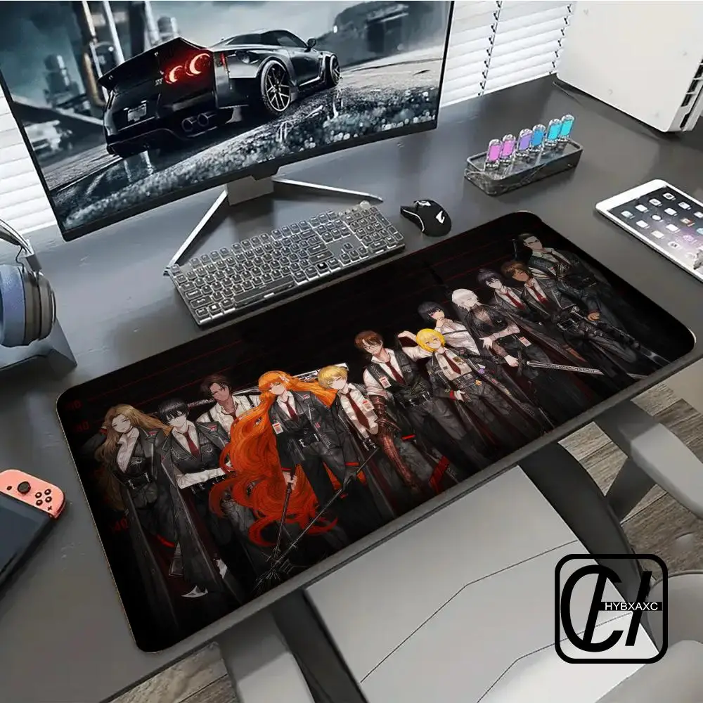 Tappetino per mouse L-imbus Company con tutti i personaggi, grande tappetino da scrivania per gaming anime XXL, tappetino antiscivolo per tastiera, tappetino per mouse da gioco per computer XAXC