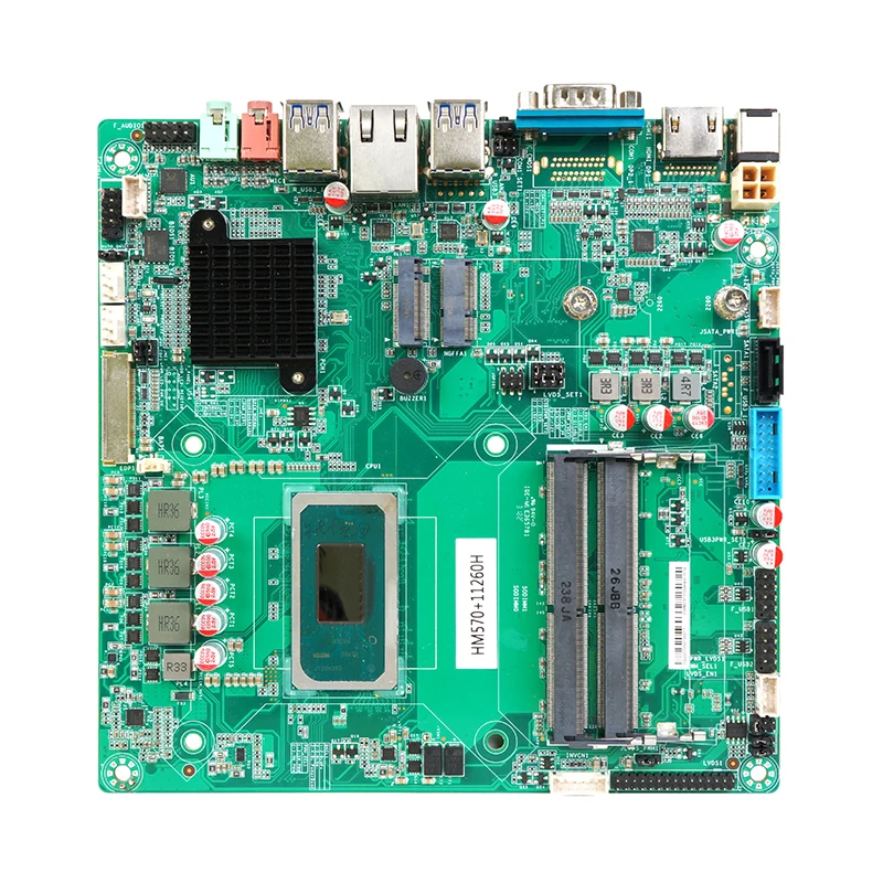 Zeroone Mini Itx Industrial Motherboard With Core 11Th Generation H-Series Four Display Ddr4 M.2 Embedded Mainboard