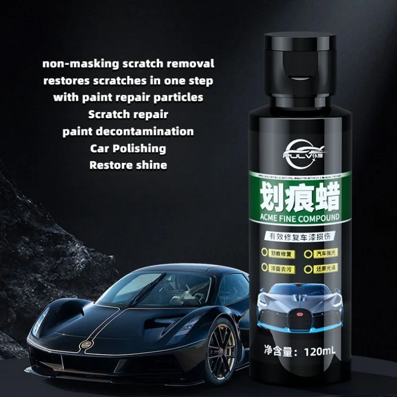 120ml car scratch wax paint scratch deep repair cream heavy filler polishing black and white all colors car scratch waxing