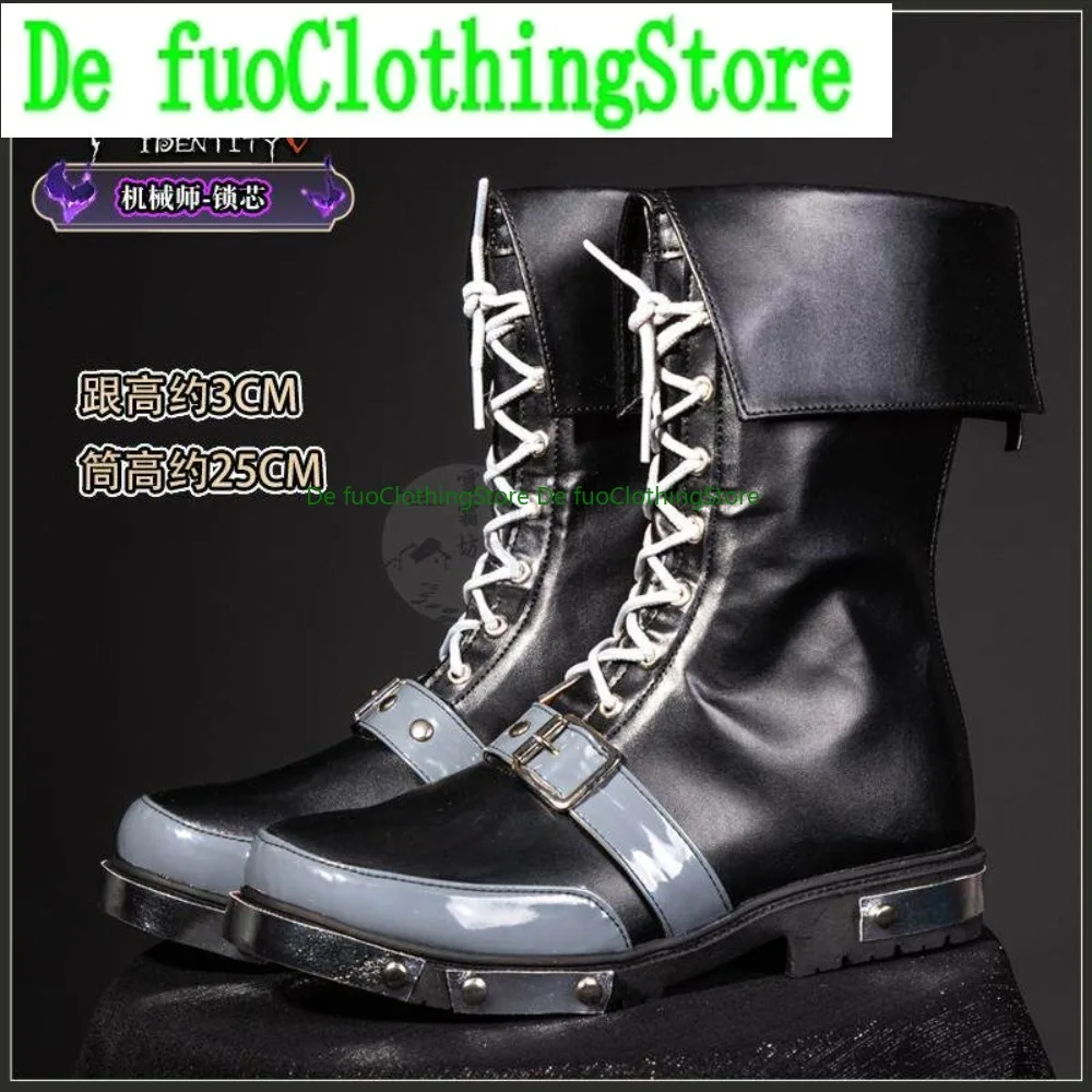 Anime Identity V Mechanical Lock Core RolePlaying Women's Shoes, Boots, Clothing, Props Game, Happy Birthday Party Customization