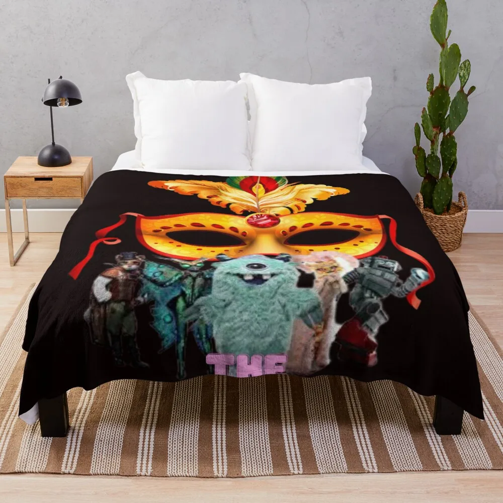 

the Masked Singer Throw Blanket Blanket Luxury Sofas