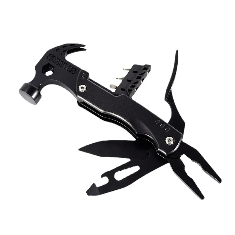 

Outdoor multifunctional mini sheep horn hammer pliers camping portable folding multi-purpose hammer