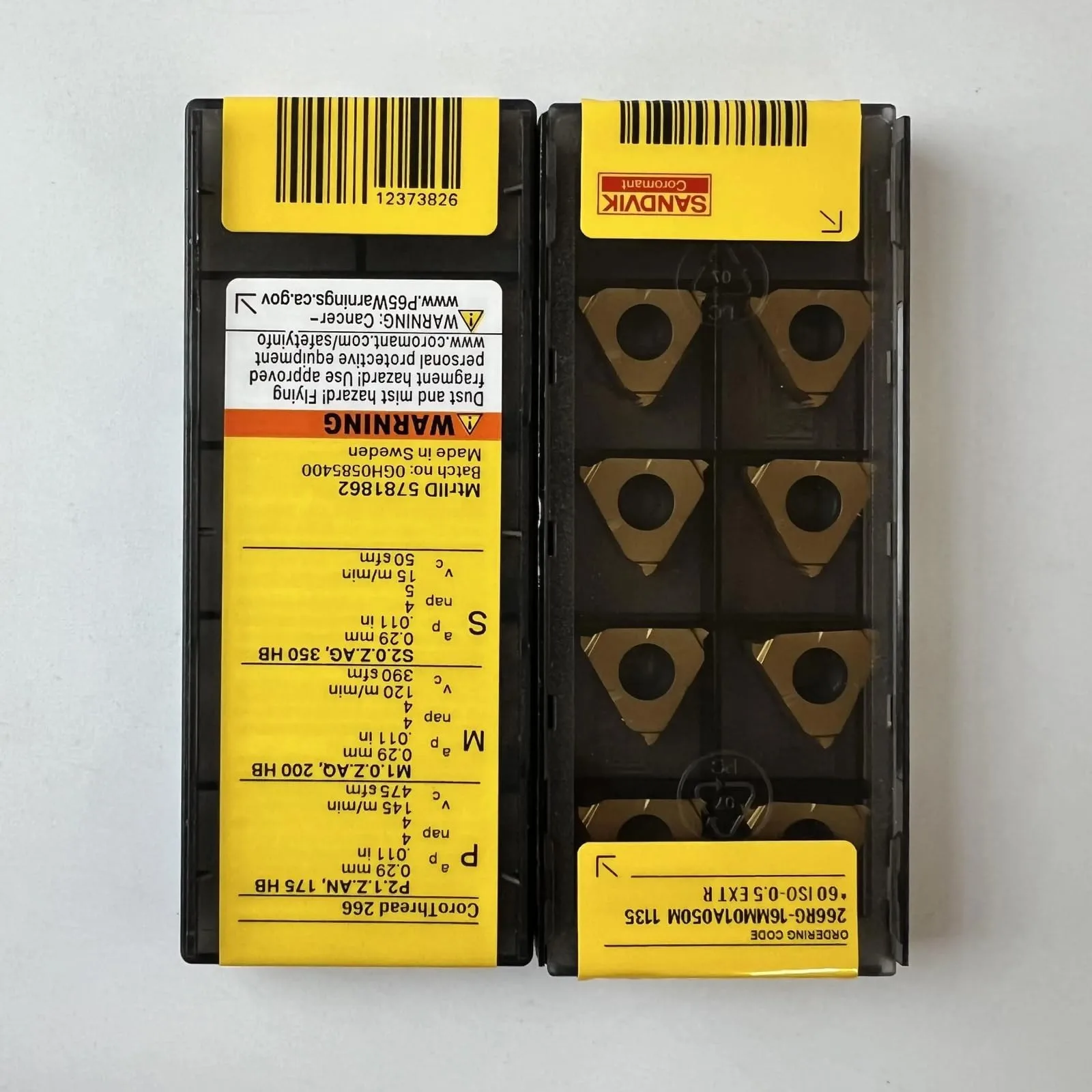 

266RG-16MM01A050M 1135/токарный станок с ЧПУ, твердосплавное лезвие, 10 шт.