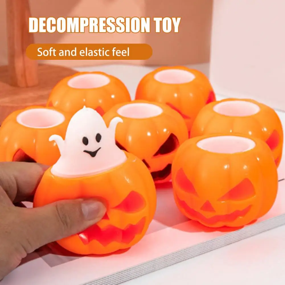 Halloween Skull Decor Halloween Skull Stress Balls Bone Squeeze Toys Fidget Handheld Relaxation Tools for Anxiety Relief Party