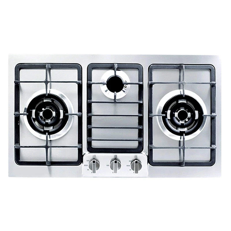 Stove Handle, 6mm Zinc Alloy Control Knob Oven Switch Universal Silver Gas Stove Control Knob, Suitable for Oven Stove Gas Stove