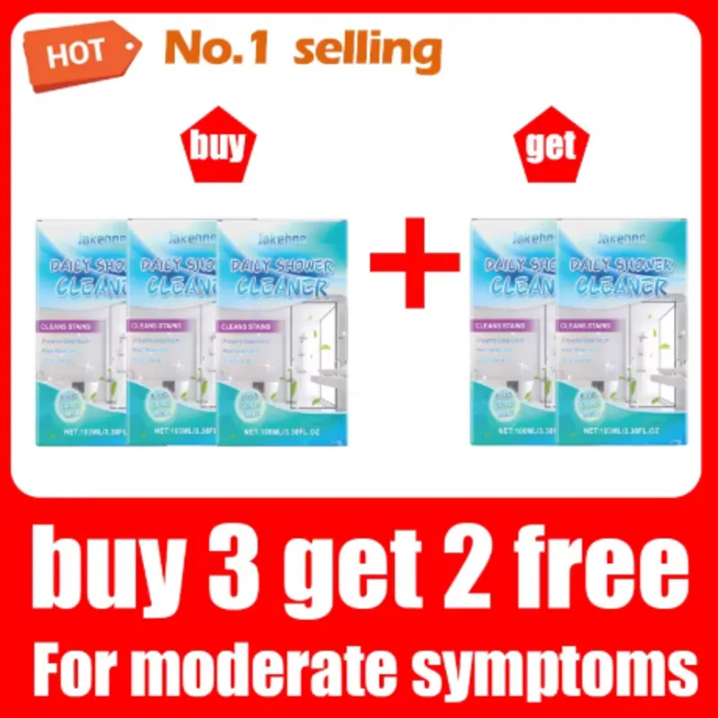 

5 PCS Shower Cleaner Toilet Toilet Bathtub Sink Tile Stain Remover Cleaning Spray