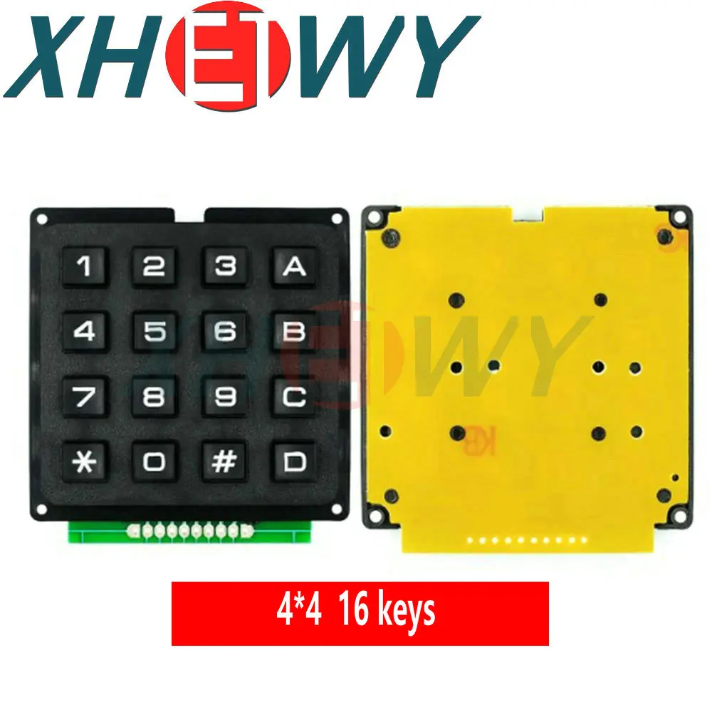 3*4 4*4 Matrix Switch Keyboard Keypad Array Module ABS Plastic Keys 4x4 3x4 12 16 Key Button Membrane Switch DIY Kit for Arduino