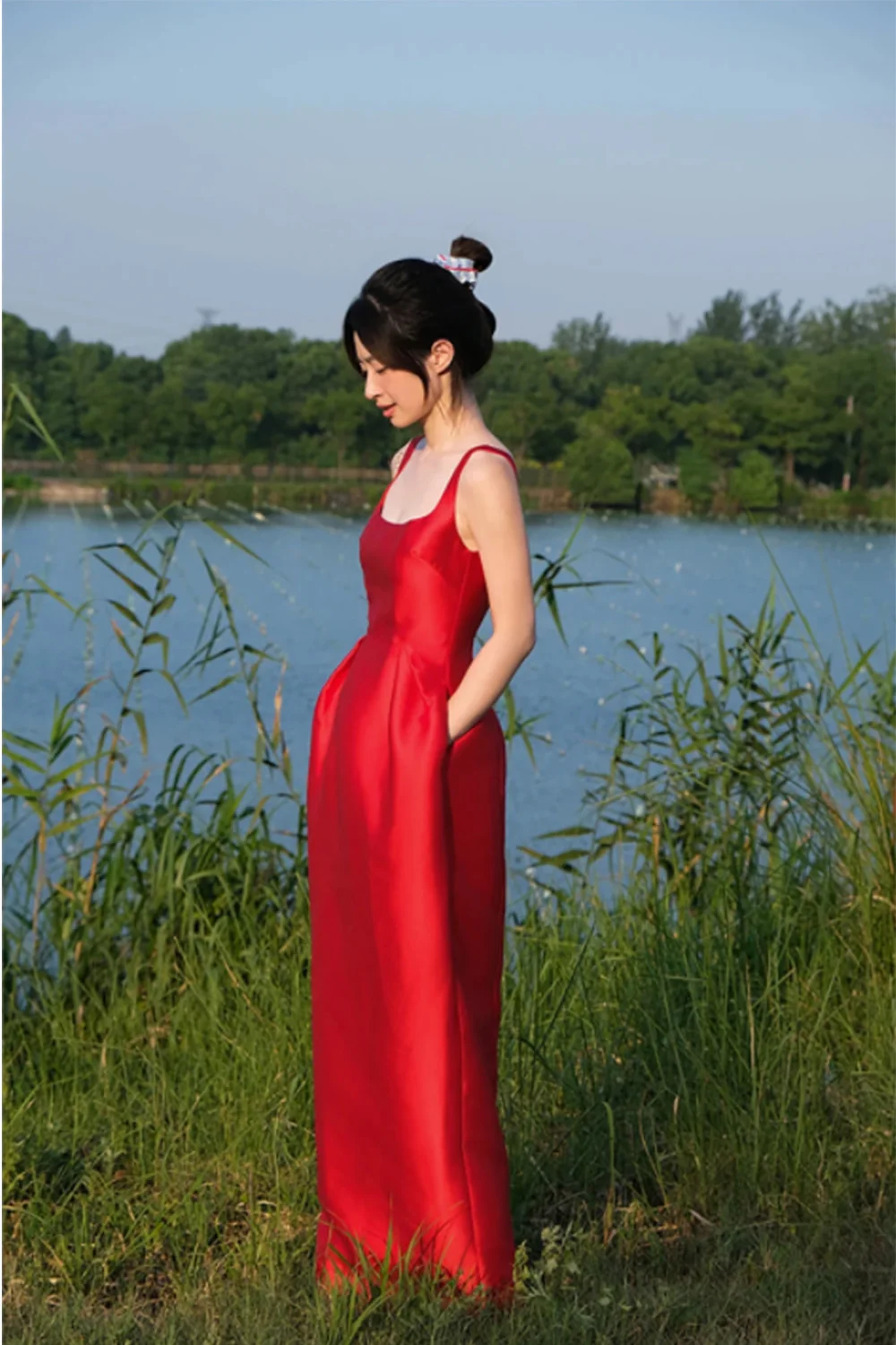 

Customized Elegant Sheath Zipper Formal Party Dress, Square neckline Floor length Evening Dresses, Satin Party Dresses