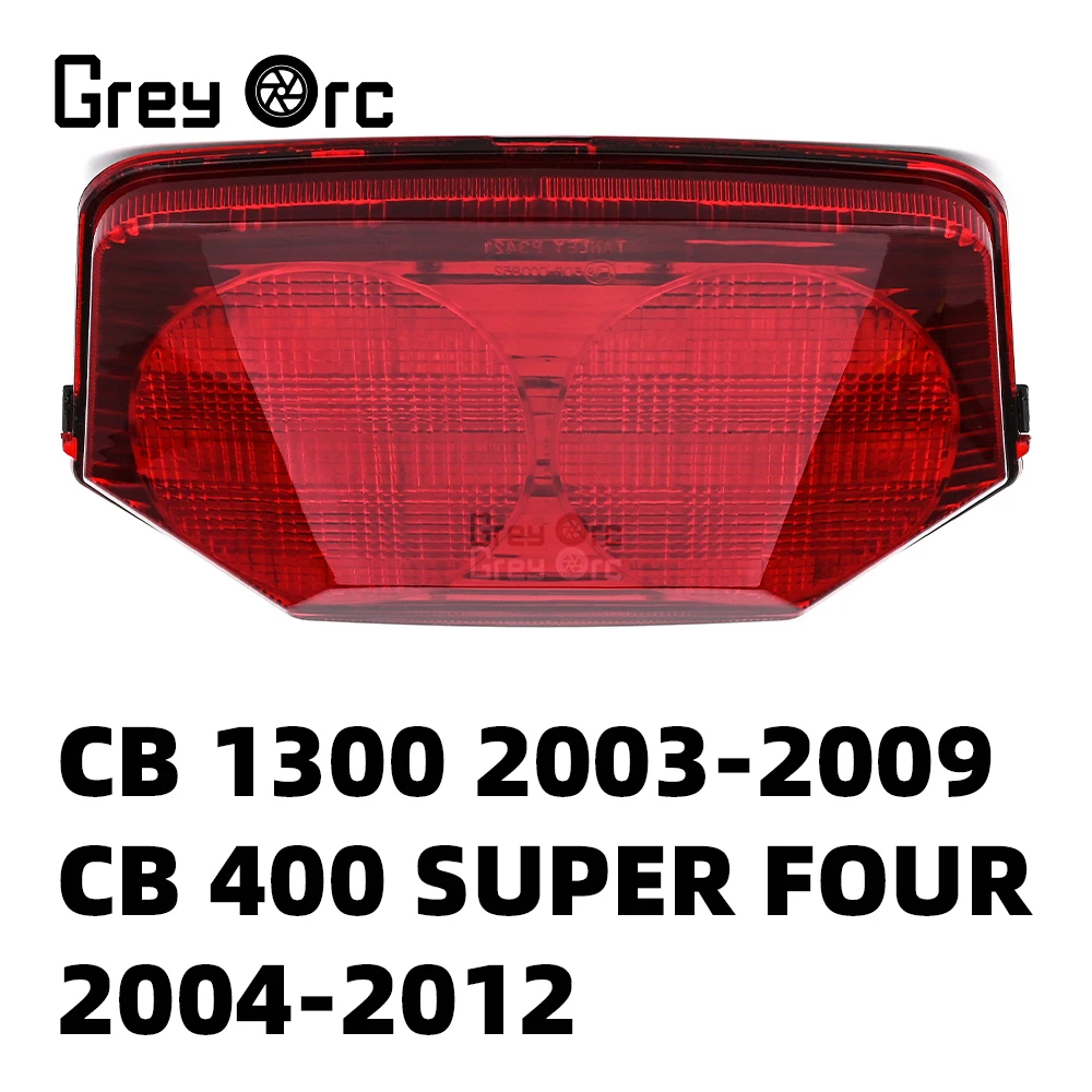

12V LED Motorcycle Tail Brake Light Rear Lamp DRL Signal For Honda CB400 SUPER FOUR 2004-2012 CB1300 2003-2009
