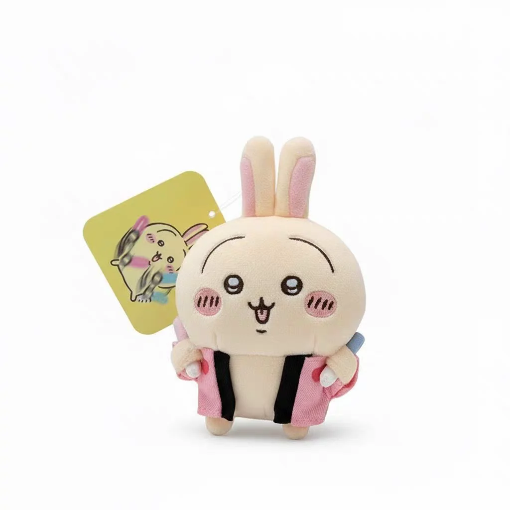 Usagi Take Light Stick Take A Fan Heart-Shaped Glasses Plush Stuff Toy Keychain Crossbody Bag Pendant Birthday Gift Friends ﻿ view 3