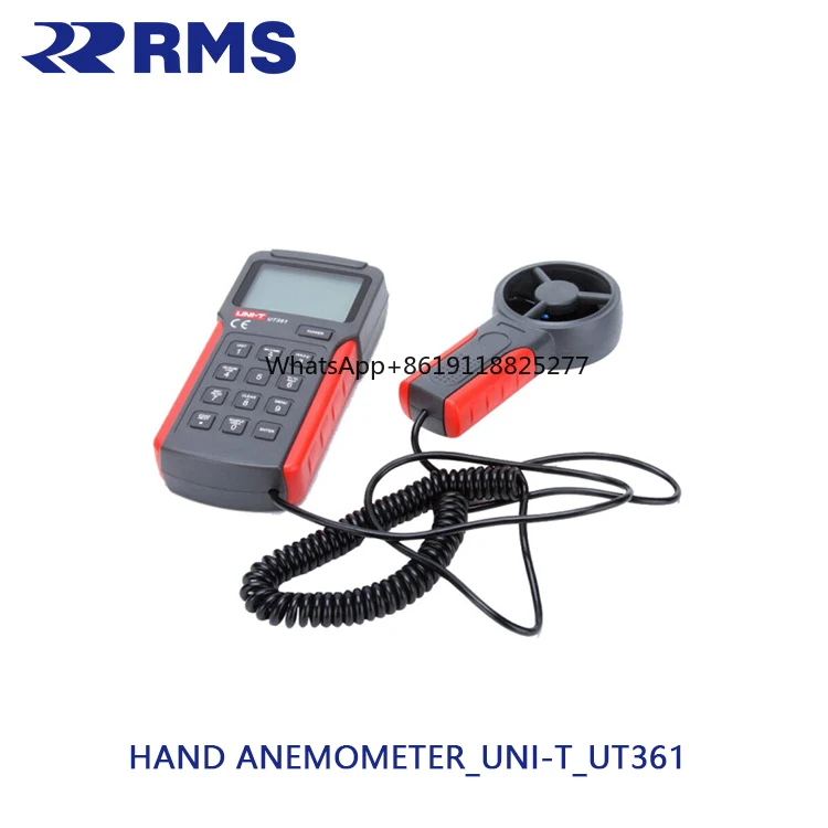 Elektronisches digitales Hand anemometer zur meteoro logischen Wind überwachung ut361