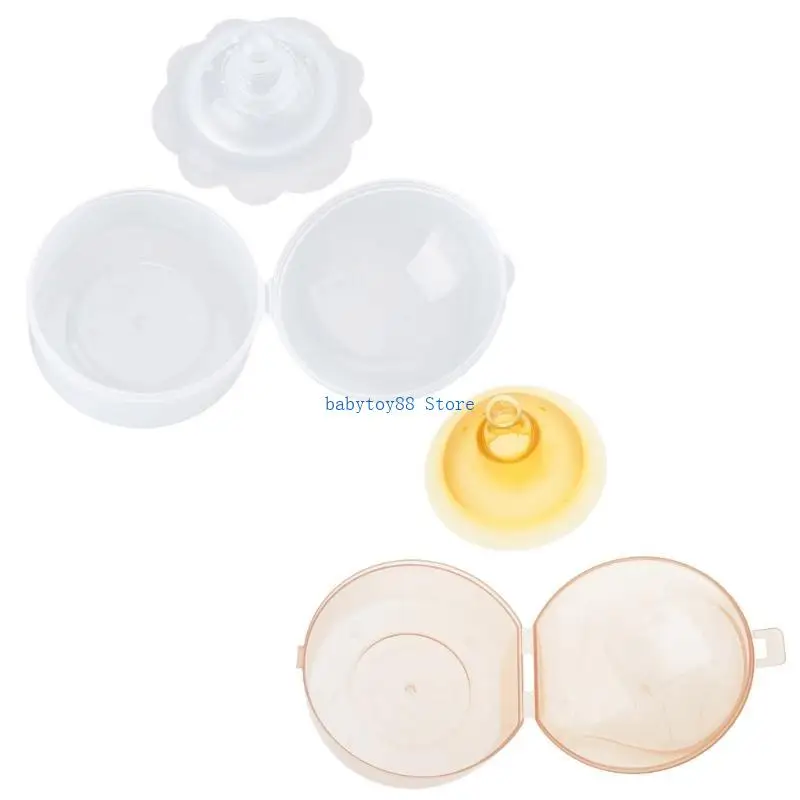 Y4UD Lớp Bảo Vệ Núm Vú Silicon Cho Mẹ Cho Con Bú Vú Cho Protectio
