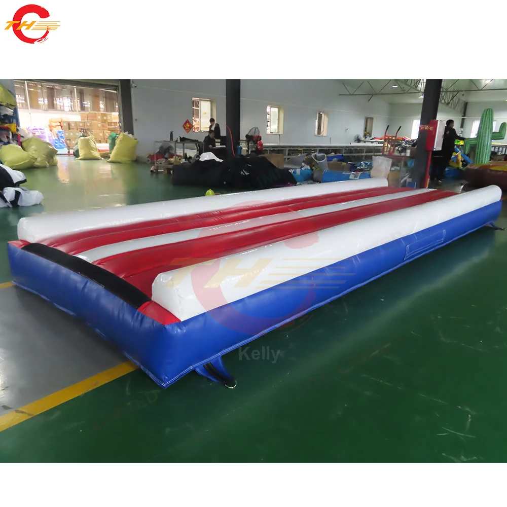 Schnelle Lieferung 6x2m Aufblasbare Airtrack Tumbling Gym Matte PVC Plane Air Track Für Gymnastik