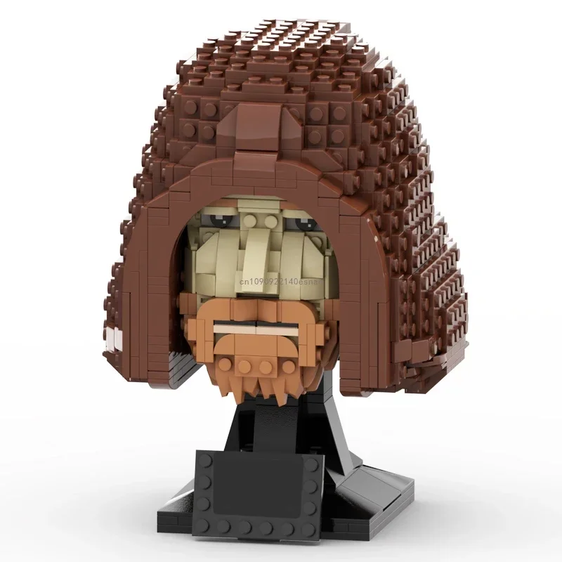 

Конструктор Moc 830 деталей: Шлемы Оби-Вана Кеноби из Star Battle, развивающая сборная модель для детей, подарки на Рождество