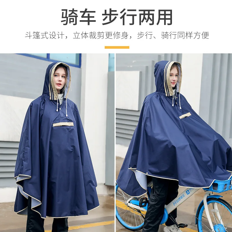 Adult Children Raincoat Kids Waterproof Parent-child Rain Coat Cover Riding Poncho Hooded Family Camping Travel Rainwear