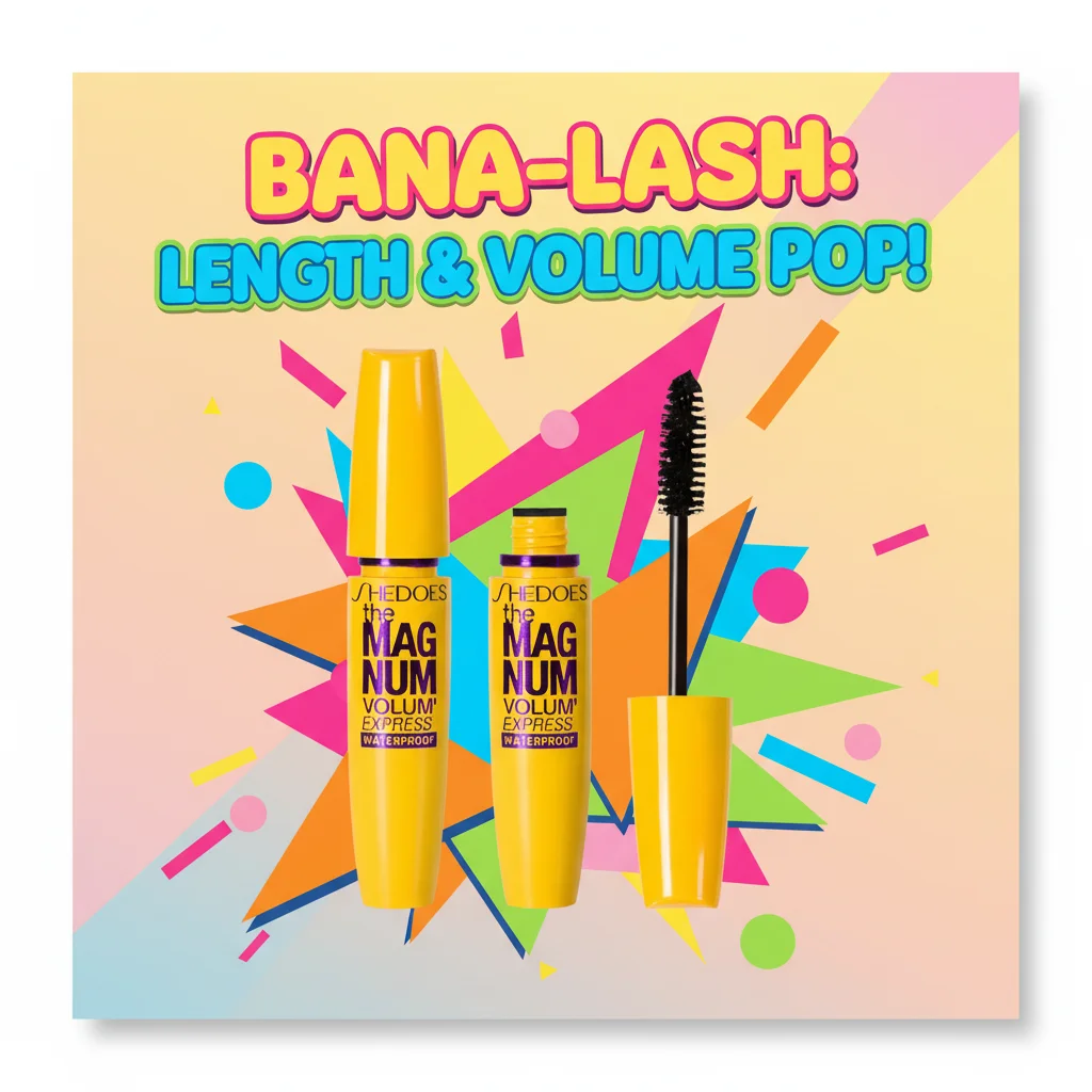3D Extreme Volume Lash Mascara, wasserfest und schlank, natürlich, lockig, wasserfest, schweißfest, Mascara-Fixiercreme