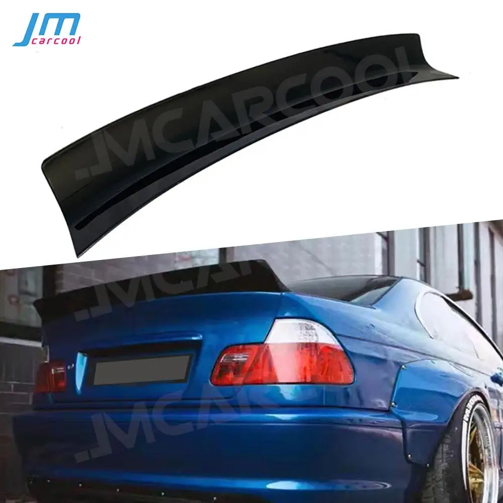 

Rear Trunk Duck Spoiler for BMW 3 Series E46 1998-2004 Rear Bumper Lip Spoiler Wing Carbon Fiber/ABS Add On Car Accessories