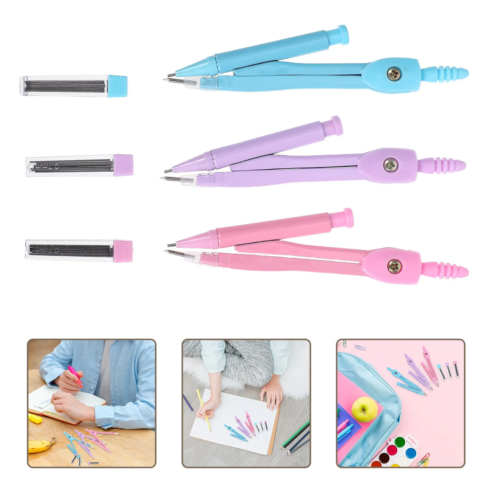 Compass Drawing Tool Drafting Math Precision Metal Halloween Christmas New Year Circle Drawing Compass Circular
