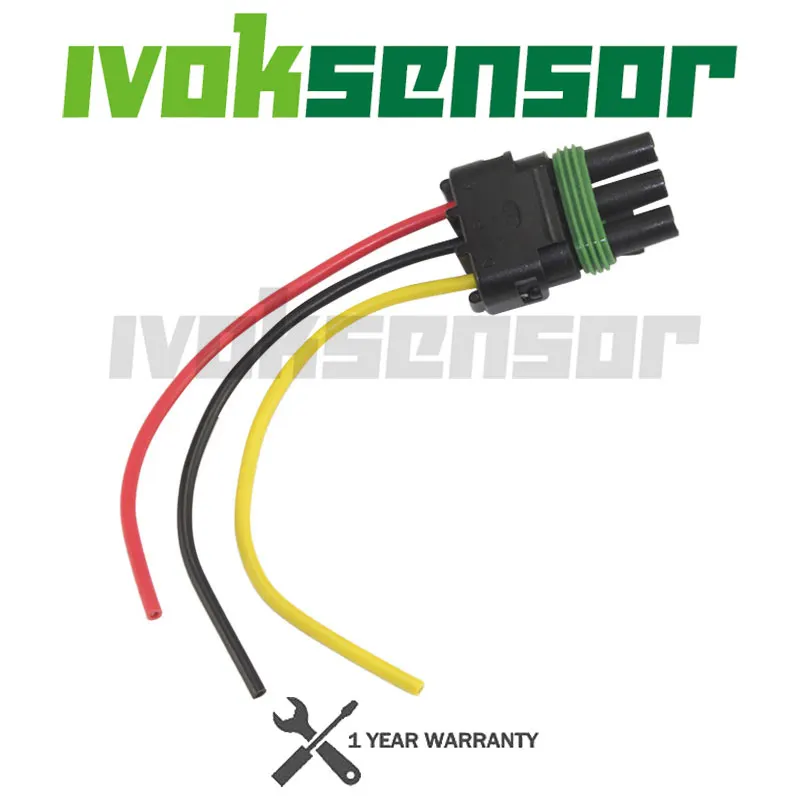 Electrical Connector Plug With Tails Wire Pigtail For GM DELPHI Vauxhall Opel 1Bar 2Bar 3Bar 4Bar MAP Sensor Manifold Pressure