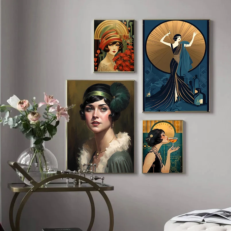 Vintage Sineklik Kız Posteri 1 - Vintage Fashion Prints For Wall incelemesi ve fiyatı