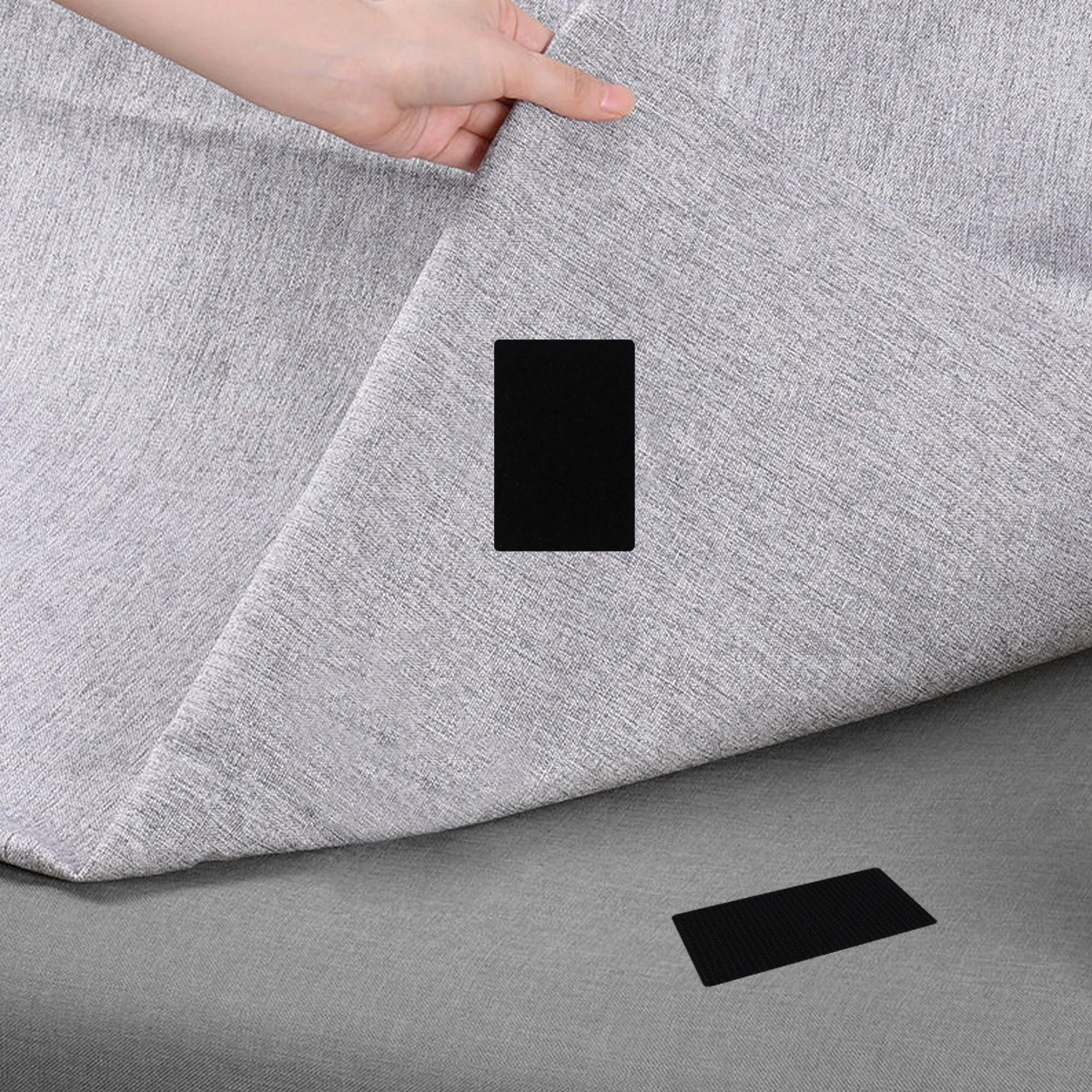 

50pcs Anti-Slip Carpet Patch Non-Slip Stickers For Rug Bedroom Bathroom Living Room Hook Loop Tape Floor Rug Tape Safe