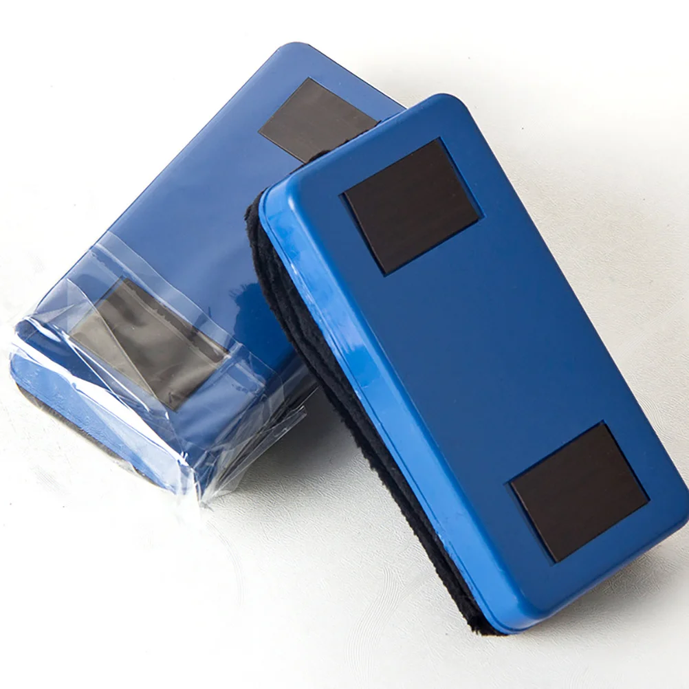 12Pcs Washable Flannel Whiteboard Eraser Magnet Attached for Convenient Storage Streak Free Erasing Performance Office School