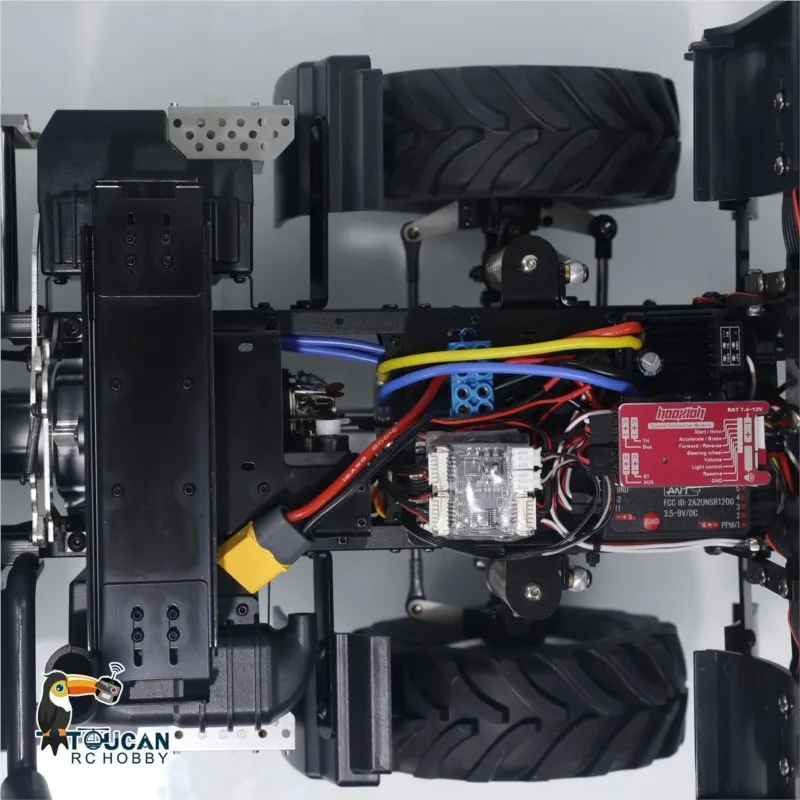 미국 재고 U423 1:10 4X4 유압 RC 오프로드 덤프카 스노우 블레이드 크롤러 등반 차량 모델 장난감 성인용 선물 TH23795