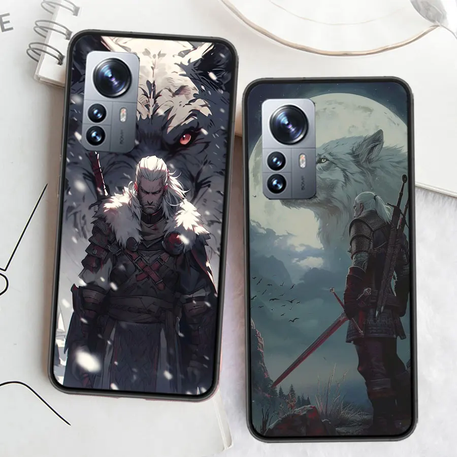 W-WitcherS Game Phone Case For Xiaomi Mi 14 13 12 11T 10T 12T Pro 12X 11i 11 Ultra 10 Lite 5G 9 8 6X 5X A1 A2 Cover Capa Coque F