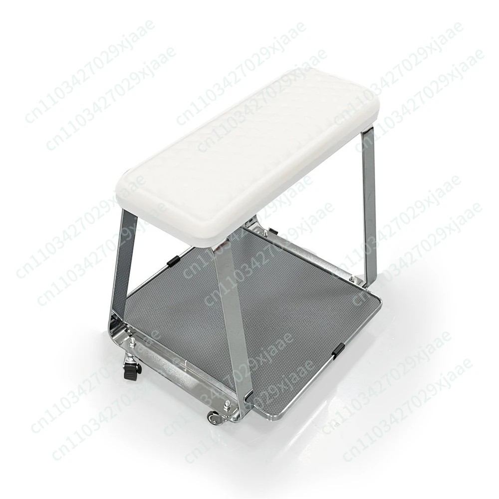 

Movable foot care ottoman with tool tray