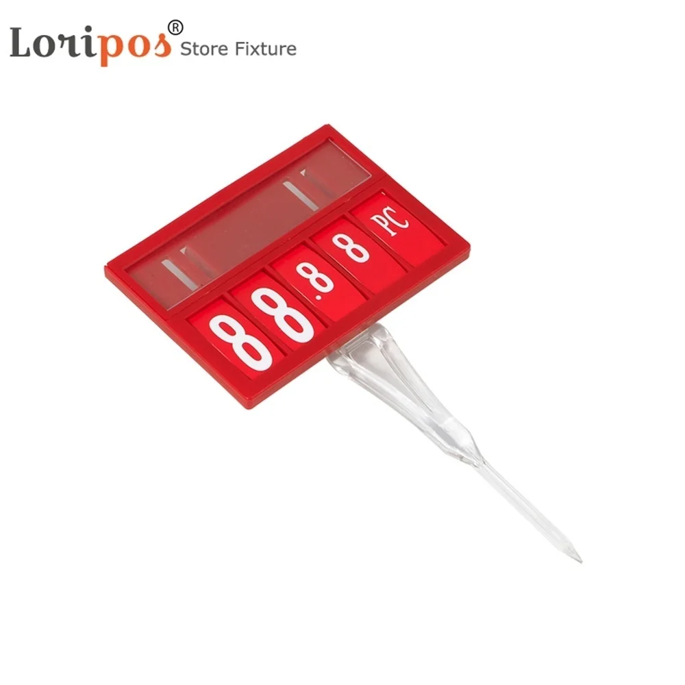

Retail Display Hanging Flip Chart Price Sign Board Supermarket Talker Pvc Label Holder Stand Pin