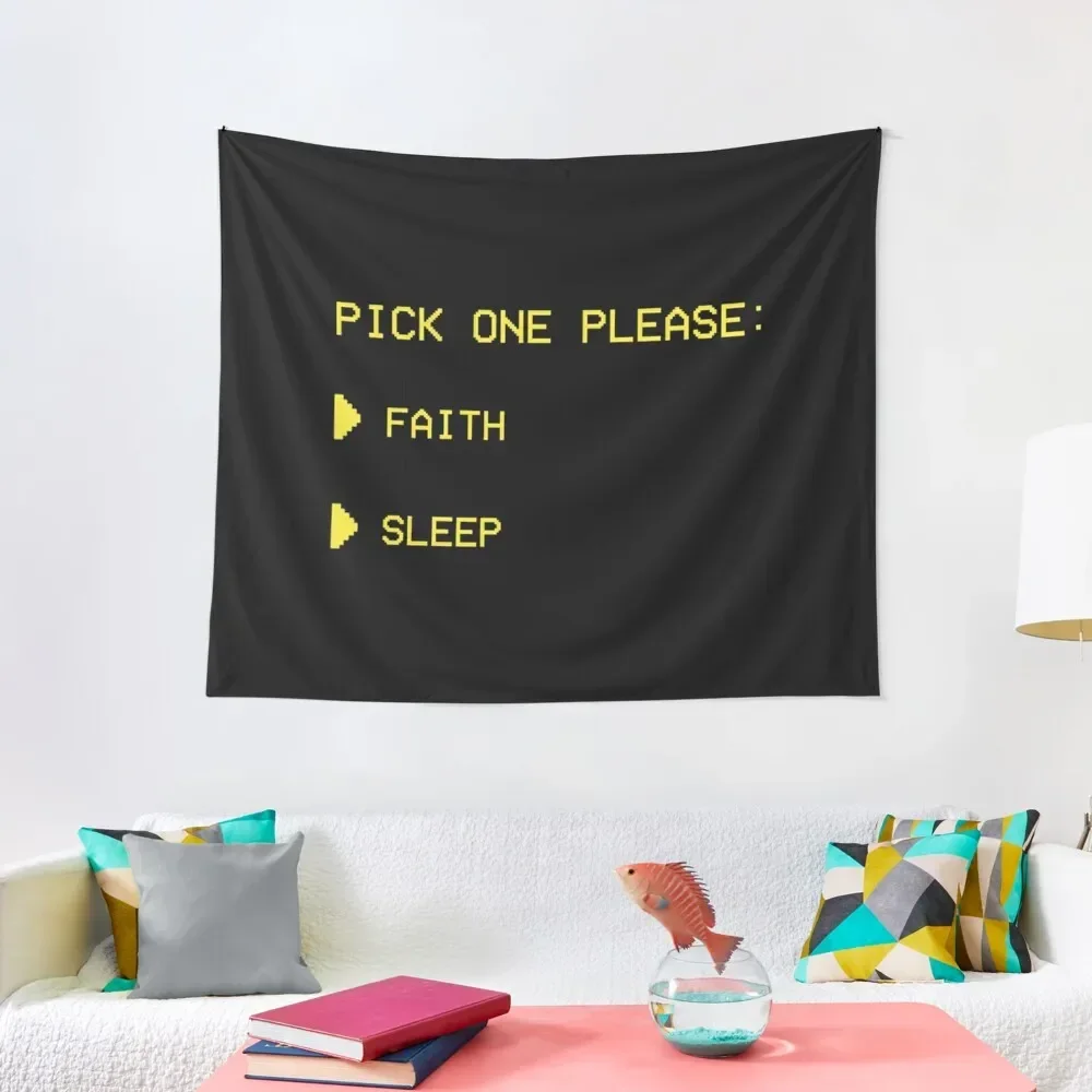 

Faith and Sleep Tapestry On The Wall Anime Decor Room Decore Aesthetic Home Decorators Tapestry