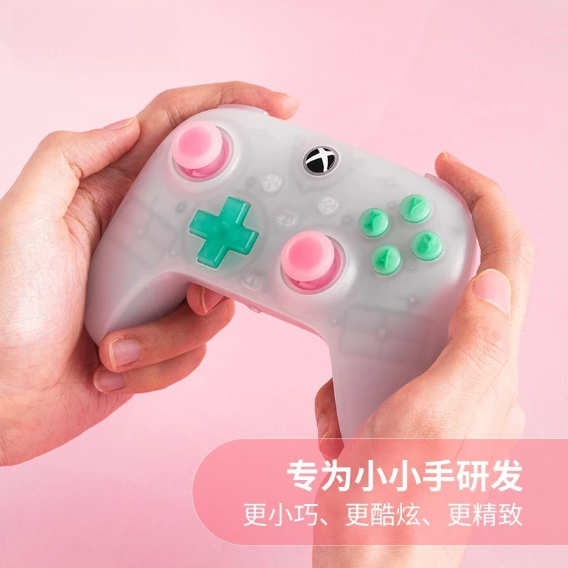 

Mini Wired Gamepads for Xbox seriesS/X Xbox one/Windows 10 RGB Ergonomics translucent Controller Plastic Hall Effect Joystick