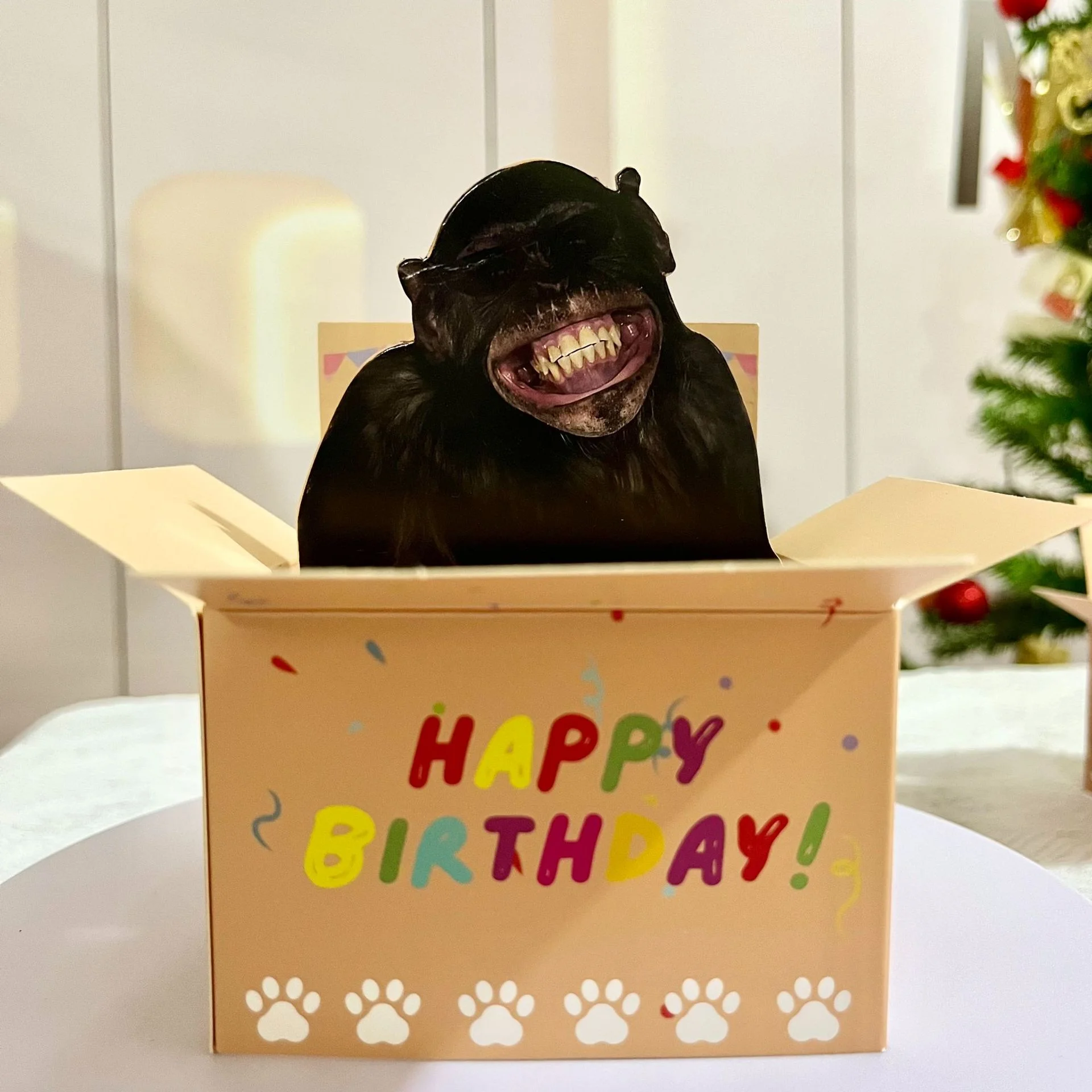 

1pc Hilarious Happy Birthday Pop-Up Card - 3D Interactive Paper Card for Birthdays, Anniversaries, Parties,No Batteries Needed