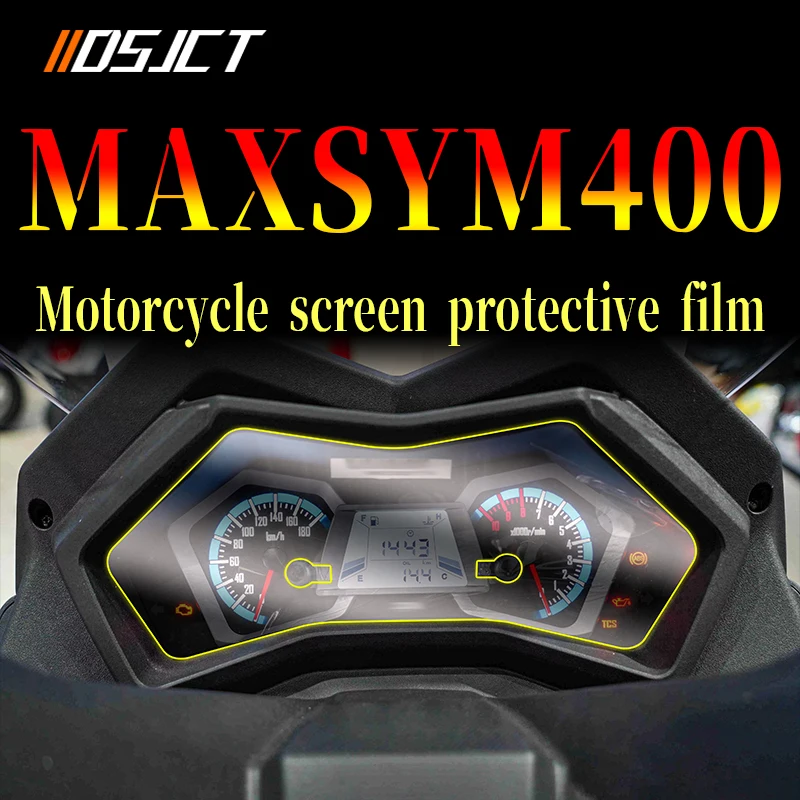 

For SYM MAXSYM400 MAXSYM 400 Motorcycle Cluster Scratch Screen Protection Film Screen Protector