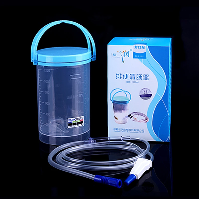 Household Enema Bowel Barrel Enema Bag Device Hydrotherapy Device Hygiene Products Cleaning Kit