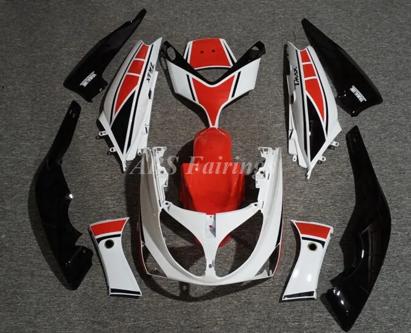 New ABS Fairings Kit Fit For YAMAHA T-max 500 2001 2002 2003 2004 2005 2006 2007 01 02 03 04 05 06 07 Bodywork Set Red White