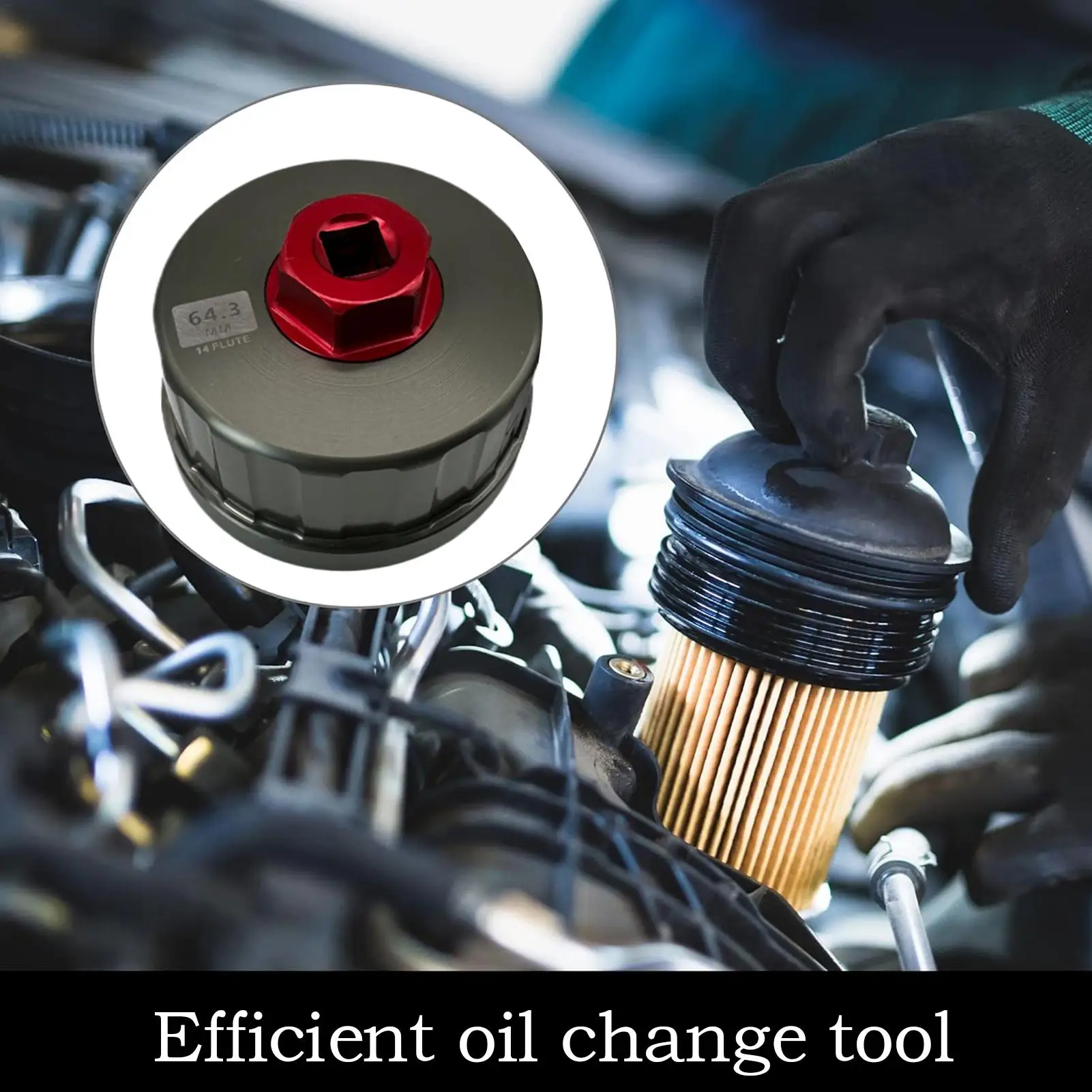 

Oil Filter Removal Tool Filter Quick Disassembly Tool Lightweight Kit Ergonomic Accessories Cap For RV Motorcycle Automotive