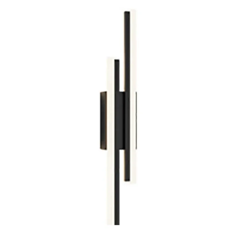 

ABUG-LED Black Linear Wall Sconce Long Strip Wall Lamp Indoor Lighting Fixture Modern For Bedside Living Room Use