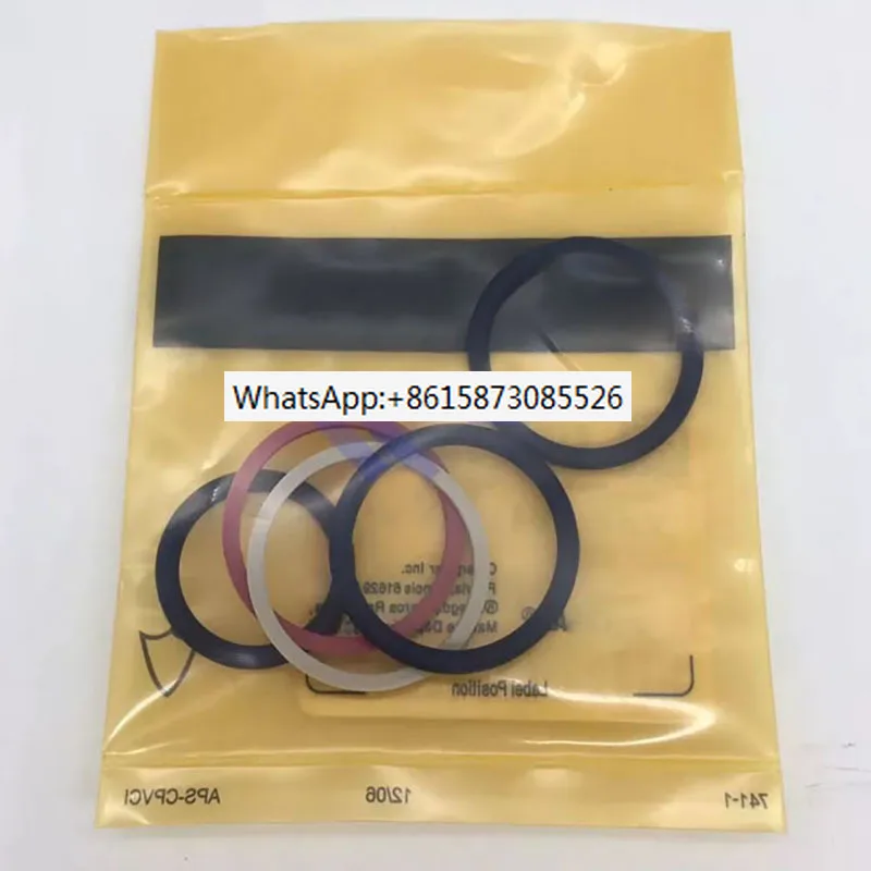 

Excavator for CAT 329D 330D 336D Injector 297-4841 Oil Seal Repair Kit for CAT C7.1 C7 C9 C-9 3044 C4.4 engine injector