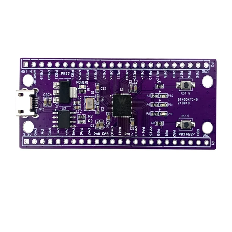 

W806 Микроконтроллер 240 МГц 5-8 бит STM32 Макетная плата CH340 Iot MCU CDK Обучение разработки Маломощный IOT