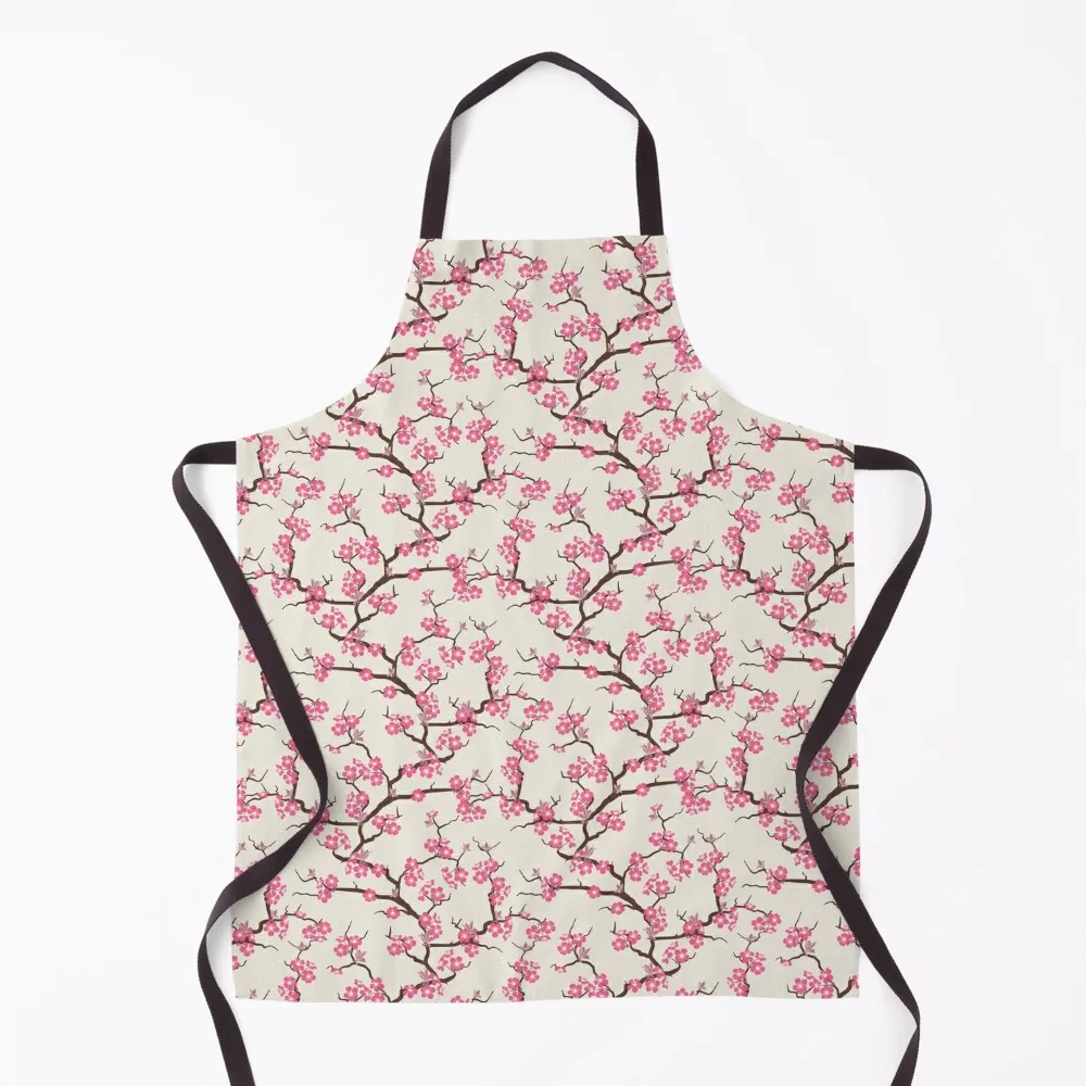 

Cherry Blossom Apron Kitchen Tools kitchen gadgets Waterproof women Apron