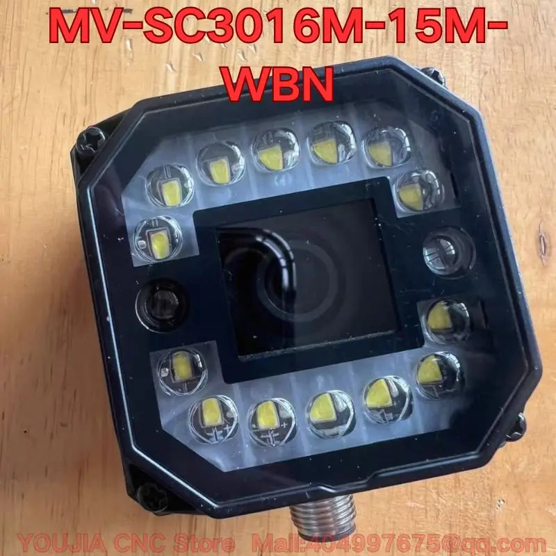The function test of the second-hand MV-SC 3016m-15m-WBN 1.6 million pixel black and white industrial code reader is normal